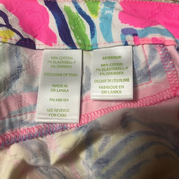 Lilly Pulitzer Kelly skinny ankle pants in pink swept by the tide - Picture 10 of 13